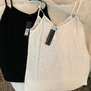 NWT Linen blend banana republic tank set